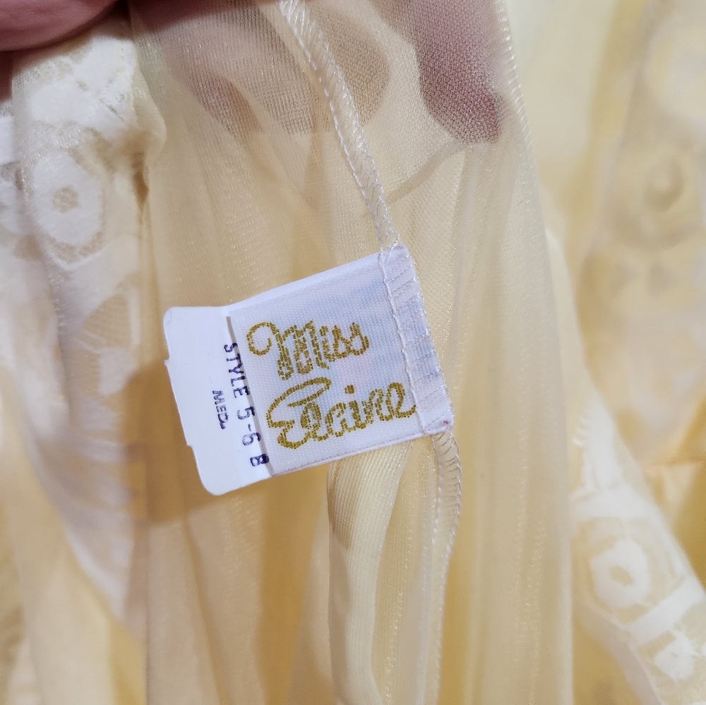 Miss Elaine Peignor Nightgown Madmen 50s 60s Night Set - Picture 12 of 12